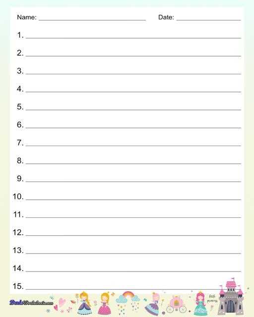 lined handwriting paper printable