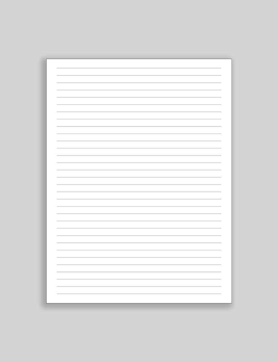 lined notebook paper printable lined notebook paper printable