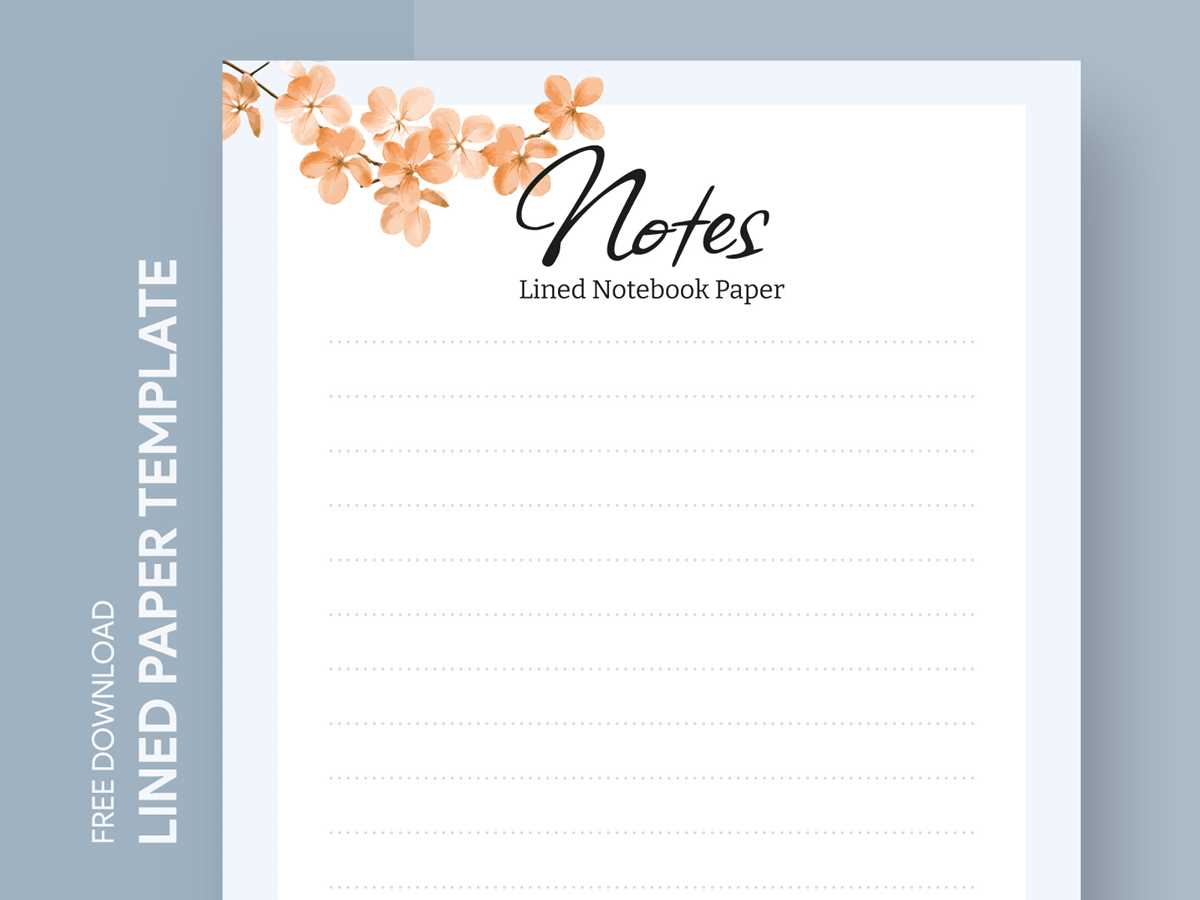 lined notebook paper printable lined notebook paper printable