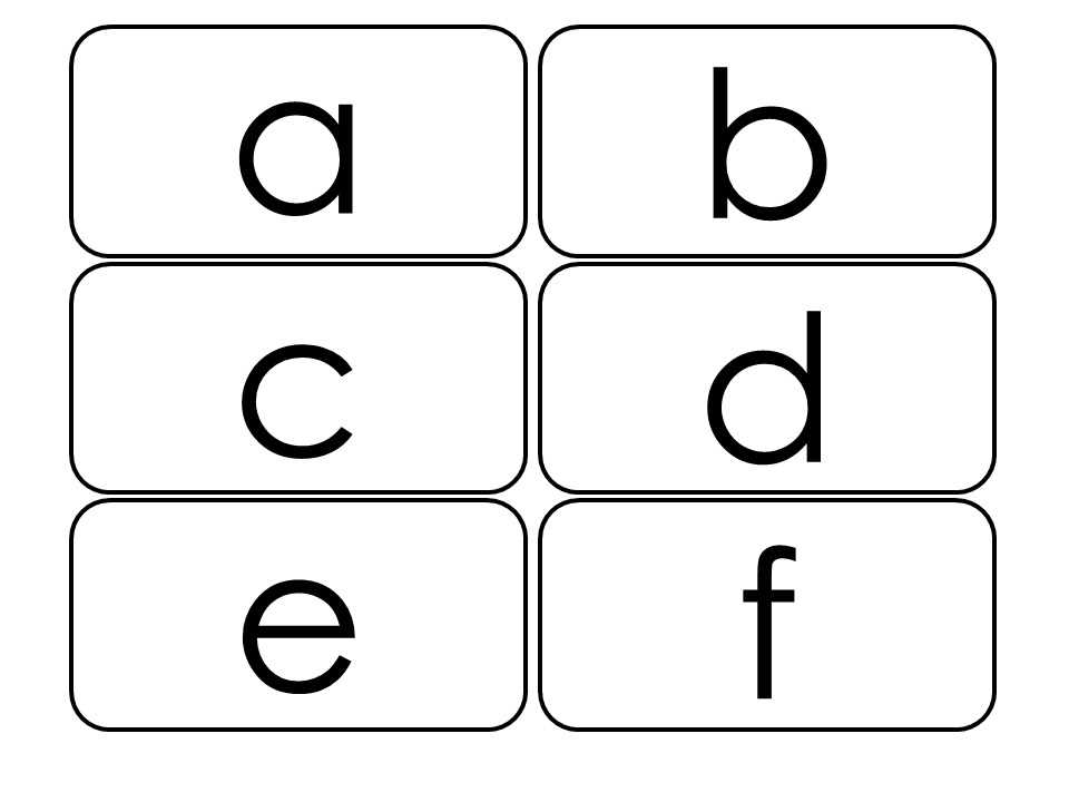 lower case alphabet printable