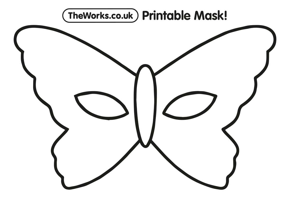 mask template printable