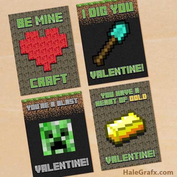 minecraft valentines printable minecraft valentines printable
