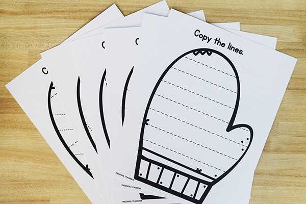 mitten pattern printable