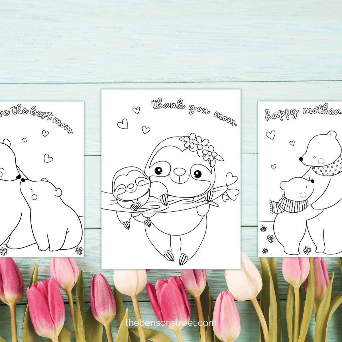 mothers day printable coloring page