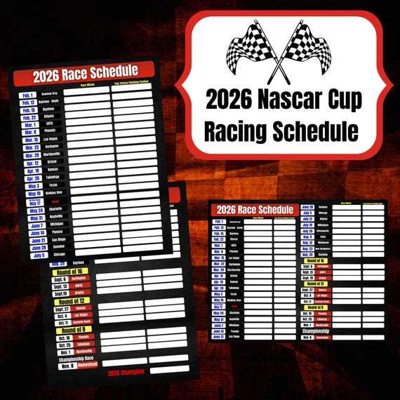 nascar 2026 printable schedule nascar 2026 printable schedule