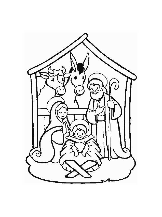 nativity scene coloring pages free printable nativity scene coloring pages free printable