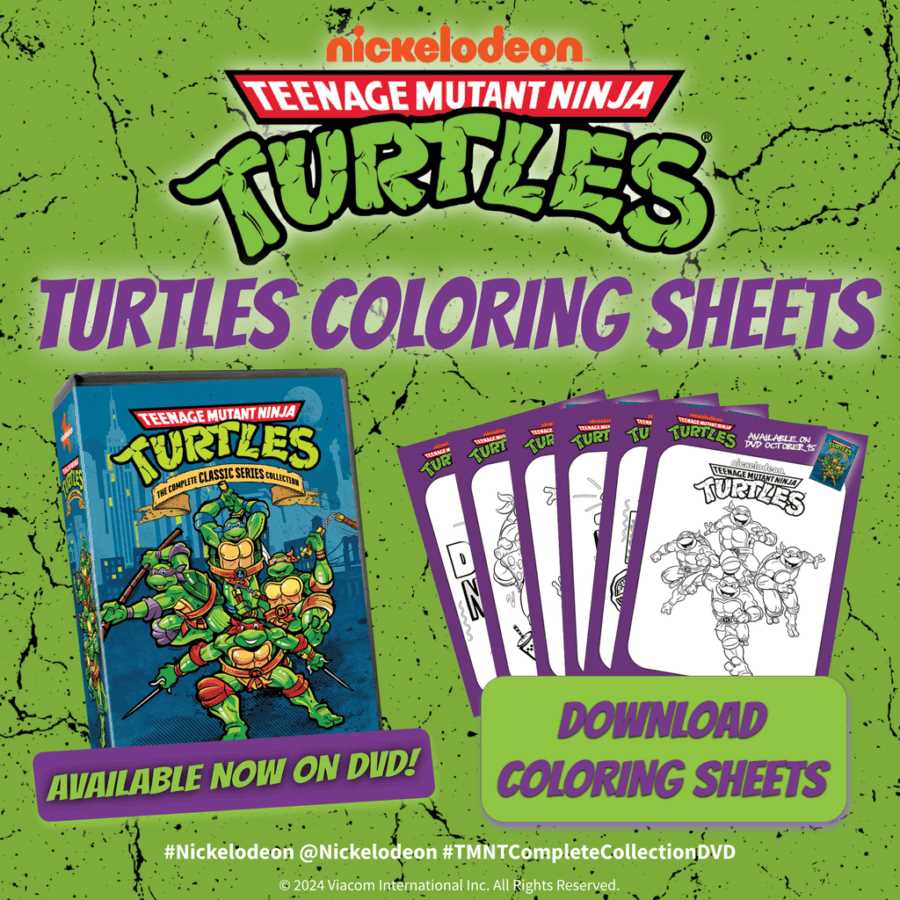 ninja turtles coloring book printable