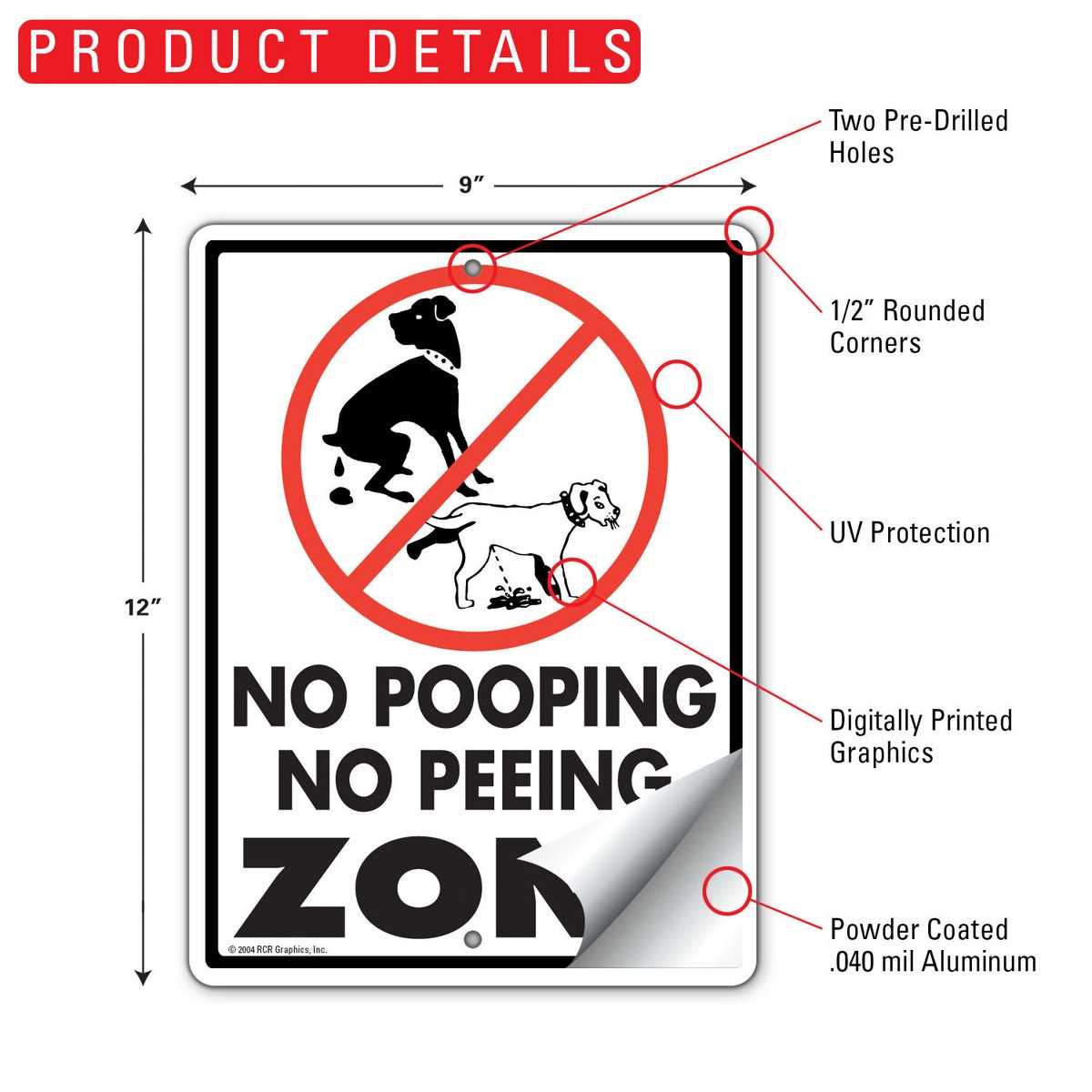 no dog pooping signs printable