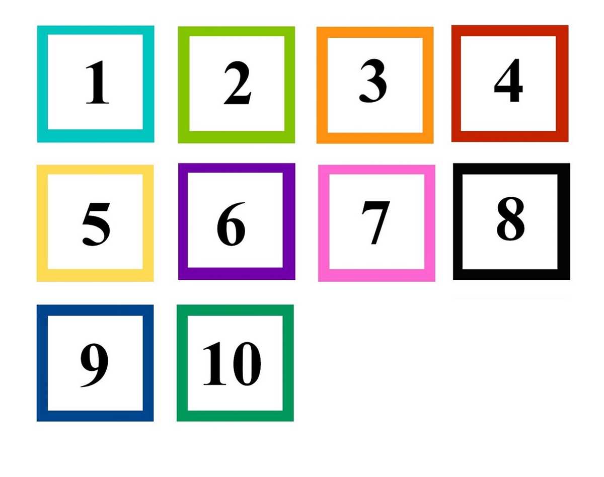 numbers printable 1 10 numbers printable 1 10