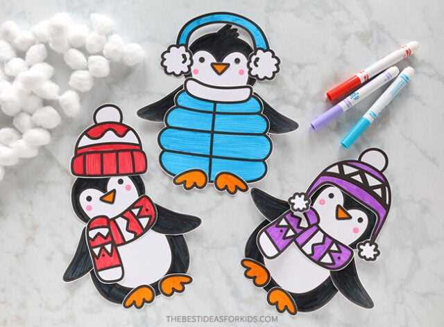 penguin cut out printable penguin cut out printable