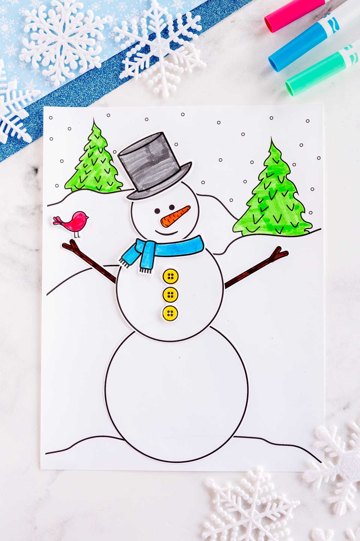 pictures of a snowman printable pictures of a snowman printable