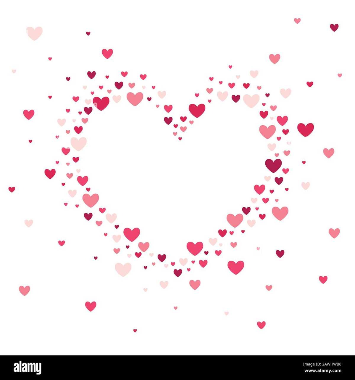 pink heart printable