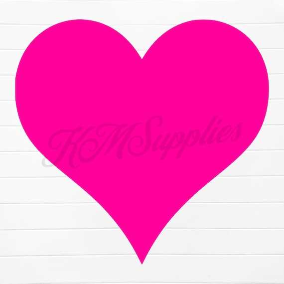 pink heart printable
