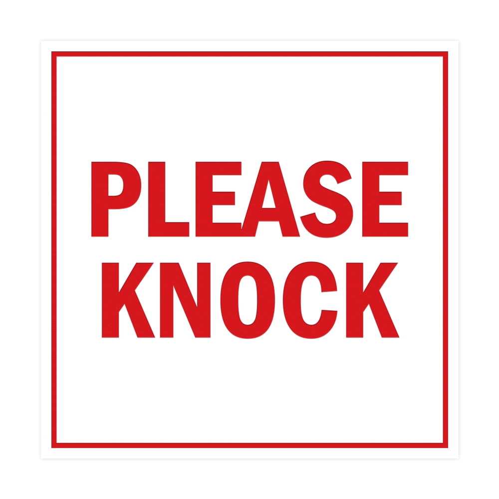 please knock sign printable