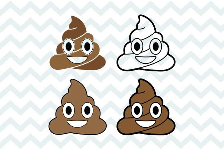 poop emoji free printable