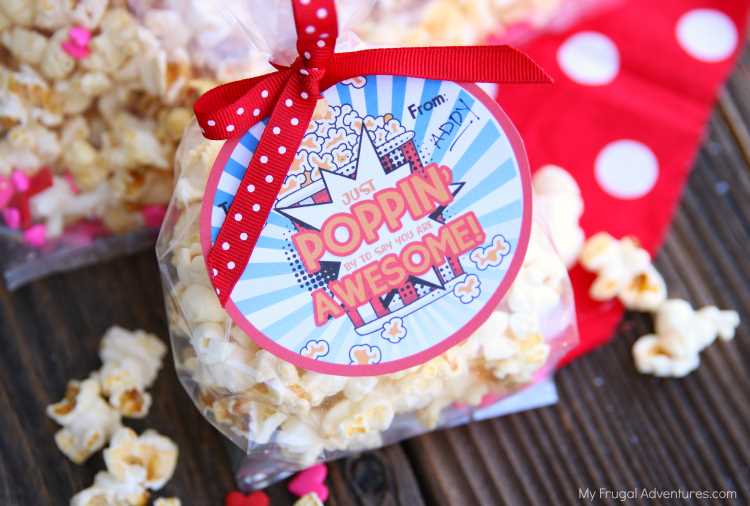popcorn valentine printable free popcorn valentine printable free