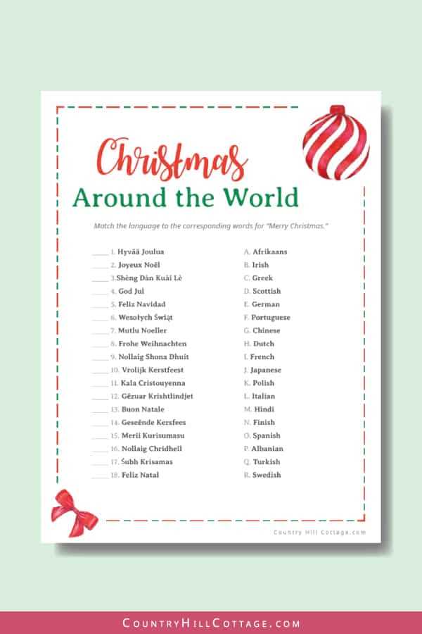 popular printable christmas games popular printable christmas games