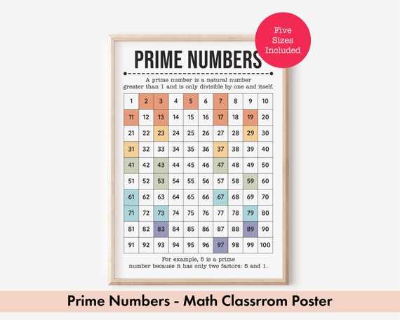 prime number chart printable prime number chart printable