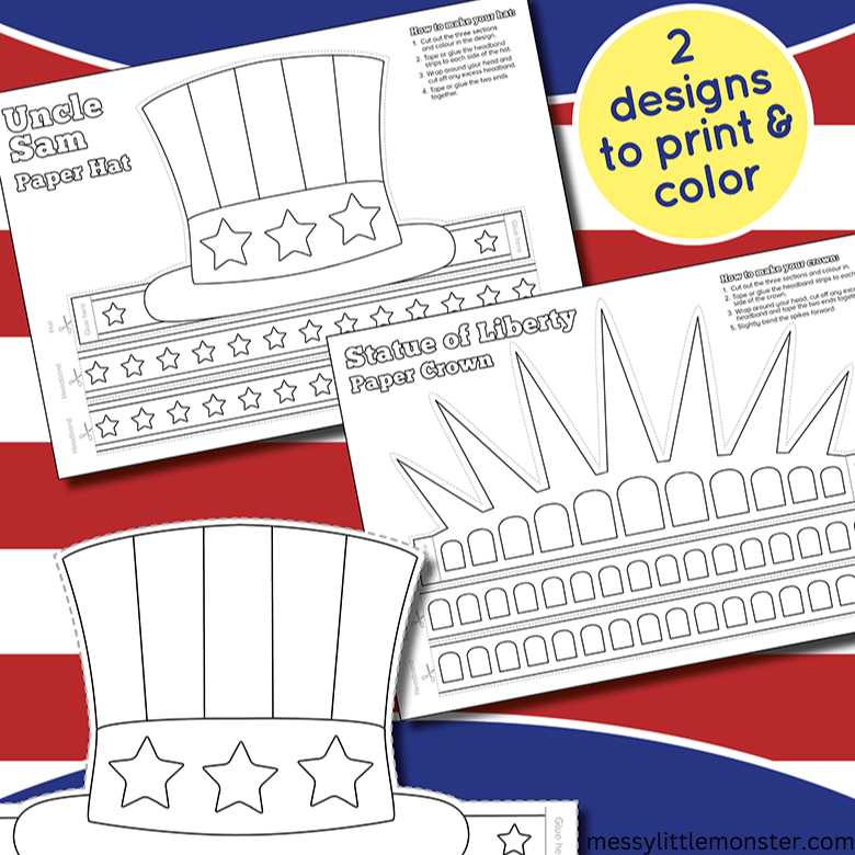printable 4th of july crafts printable 4th of july crafts