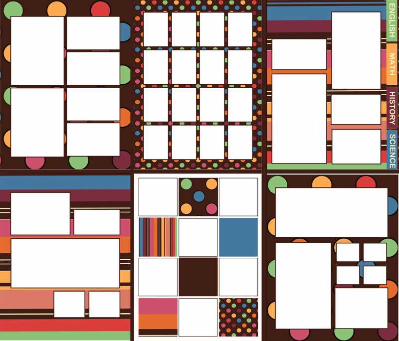 printable autograph page template