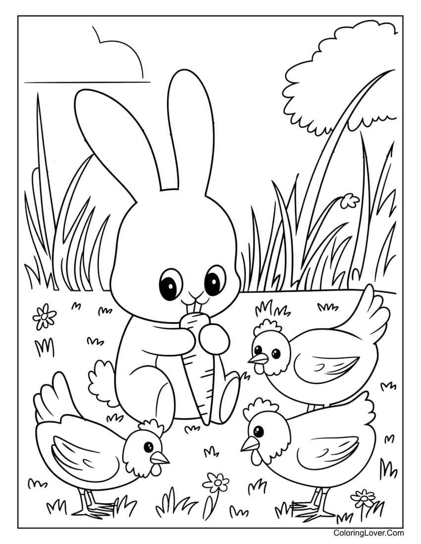 printable bunny coloring pages printable bunny coloring pages