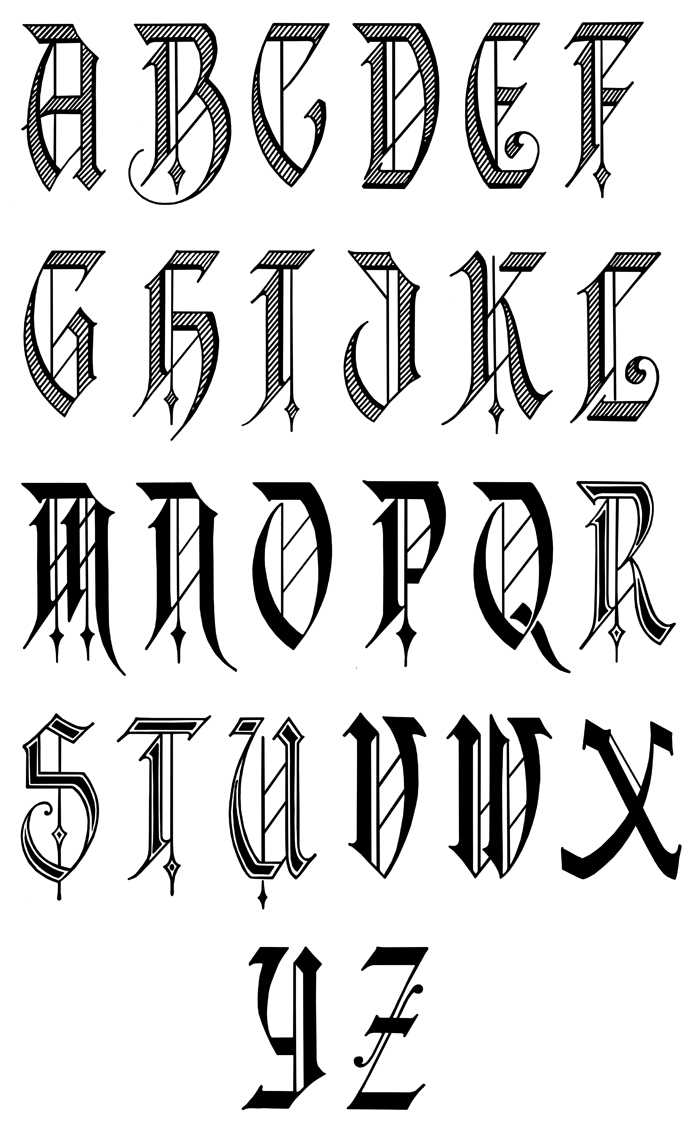printable calligraphy alphabet letters