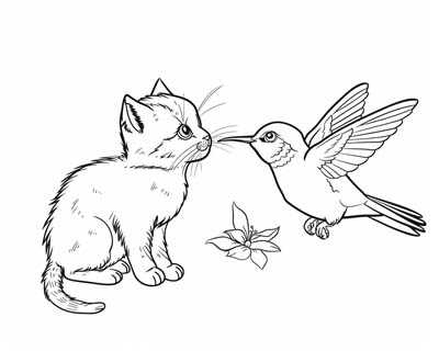 printable cat coloring pictures