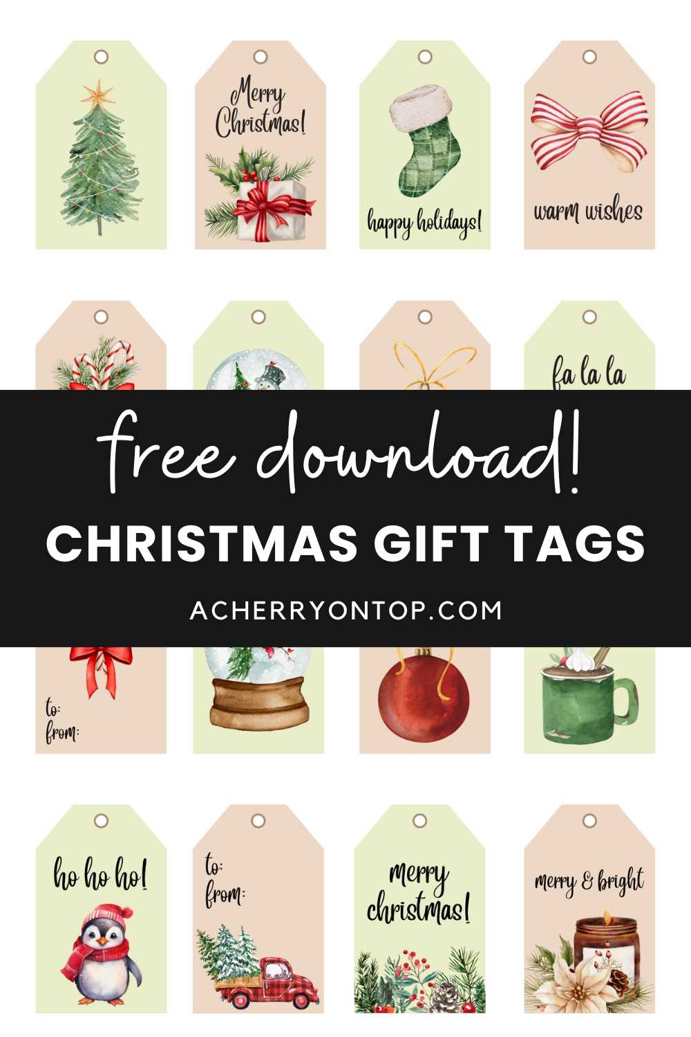 printable christmas gift tag templates free