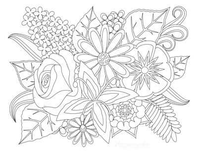 printable color flowers printable color flowers