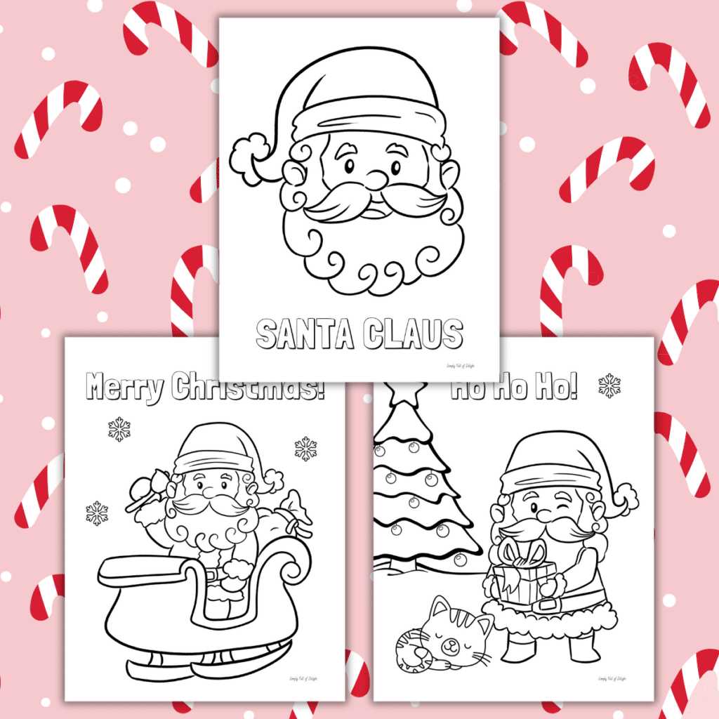 printable coloring pages for kids christmas