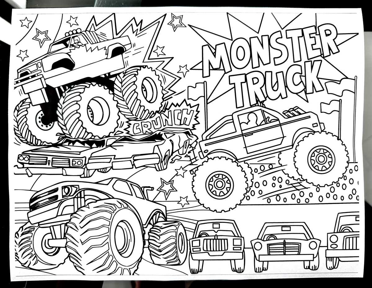 printable coloring pages monster trucks printable coloring pages monster trucks