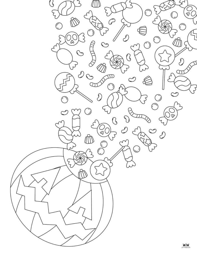 printable coloring pages of candy