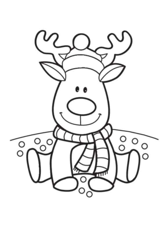 printable coloring pictures of christmas