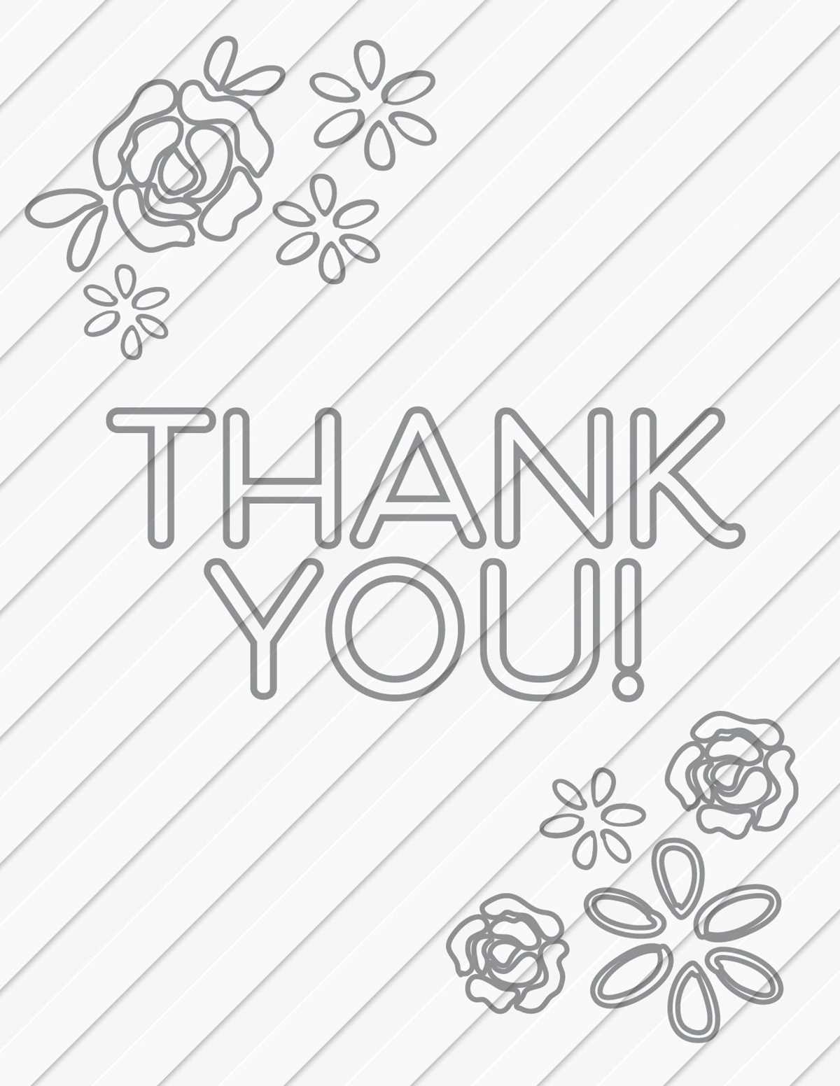 printable coloring thank you cards