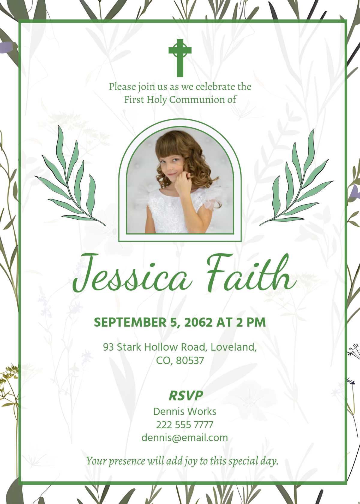 printable communion cards