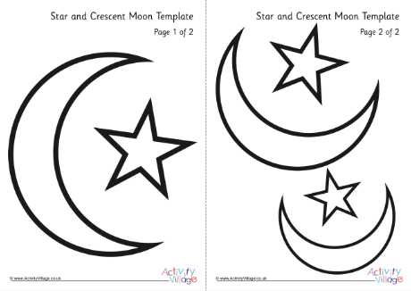 printable crescent moon printable crescent moon