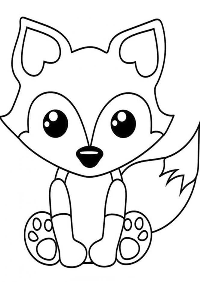 printable cute animal coloring pages