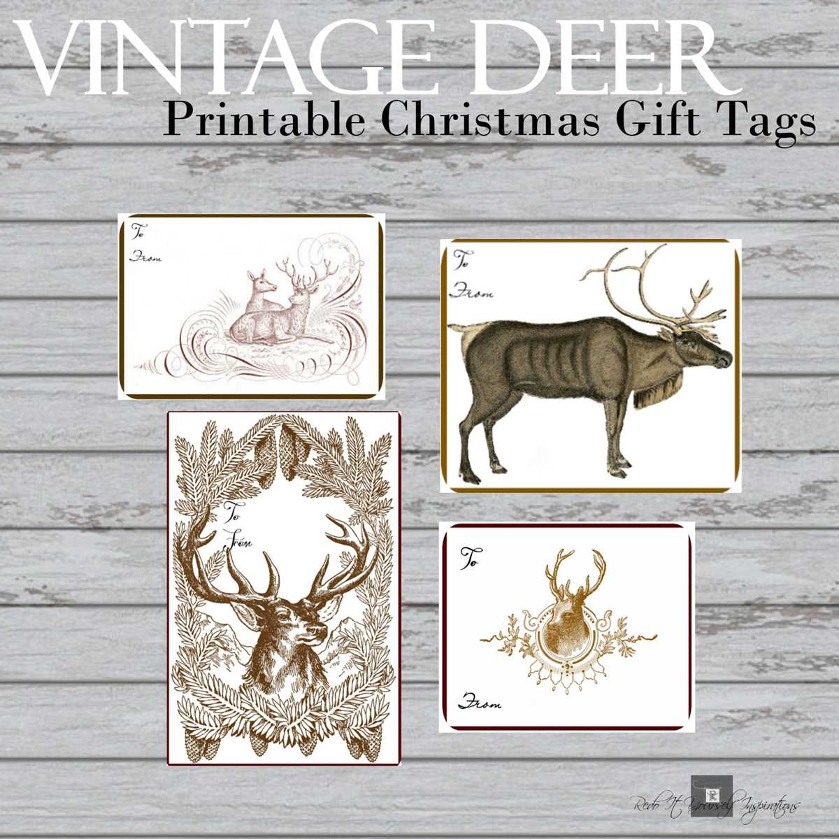 printable deer tags