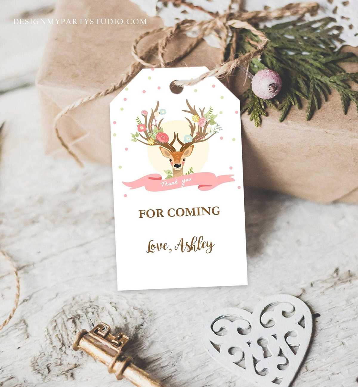 printable deer tags