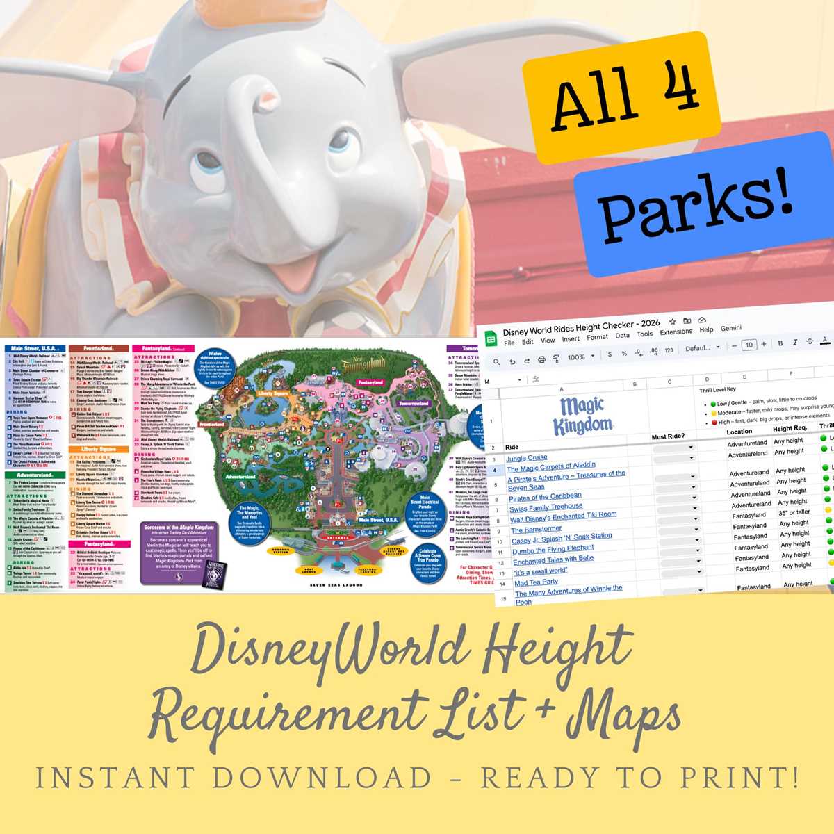 printable disneyland ride list printable disneyland ride list