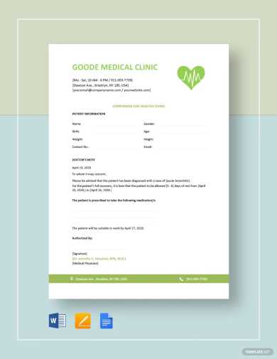 printable doctors note for work