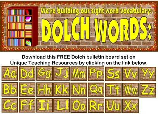 printable dolch list