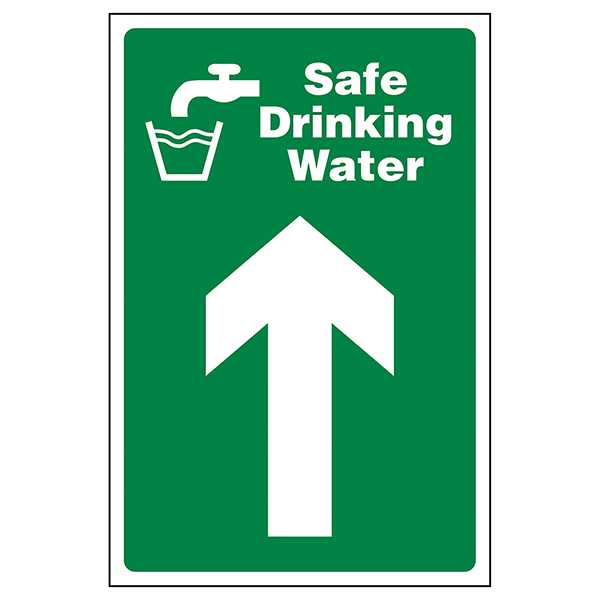 printable drinking water sign