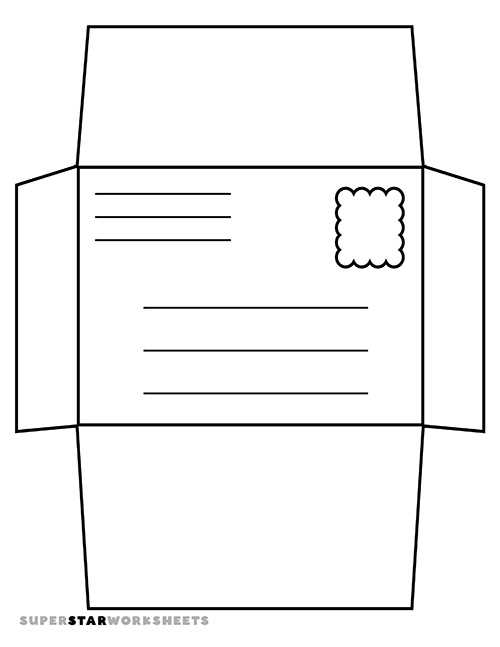 printable envelope address template