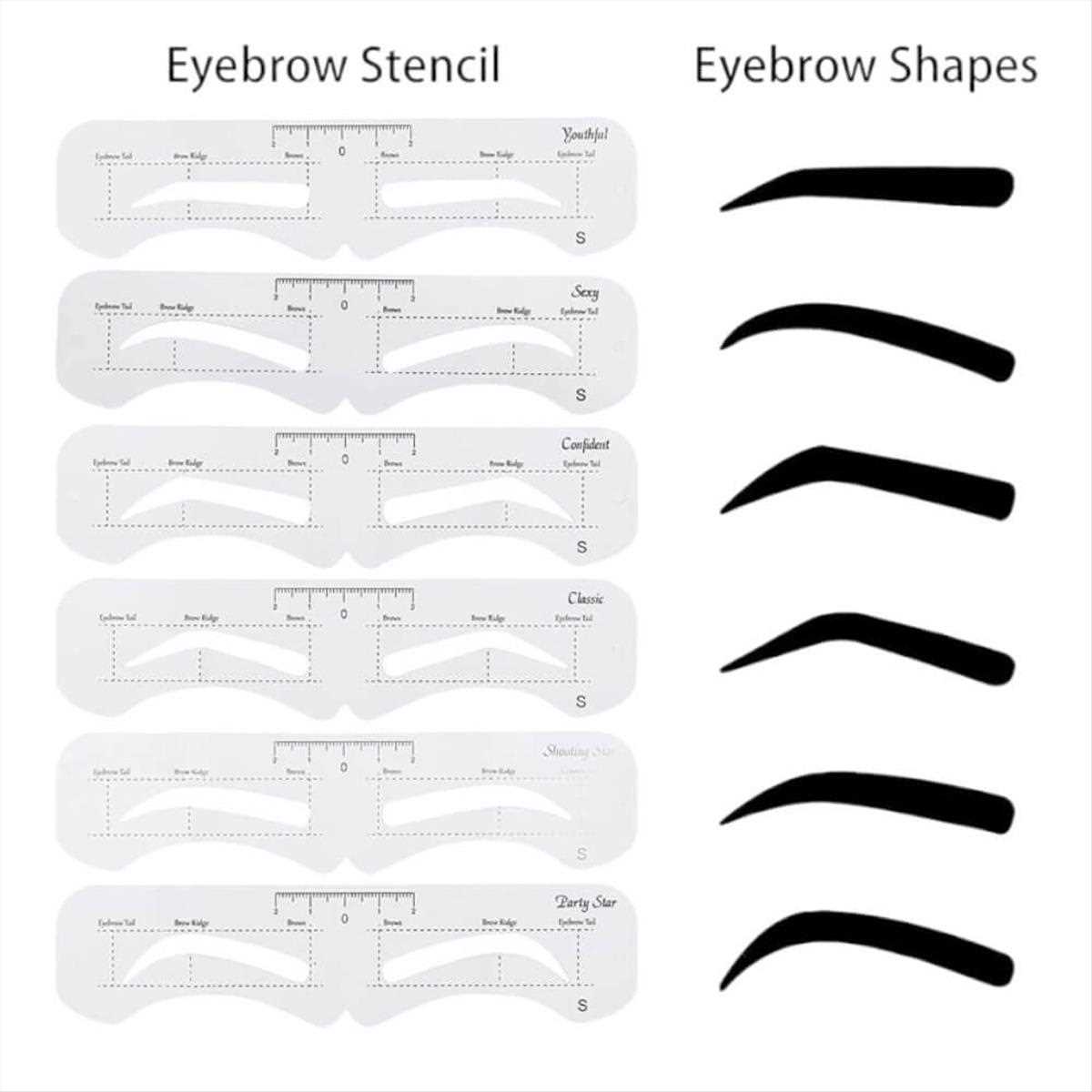 printable eyebrow stencils