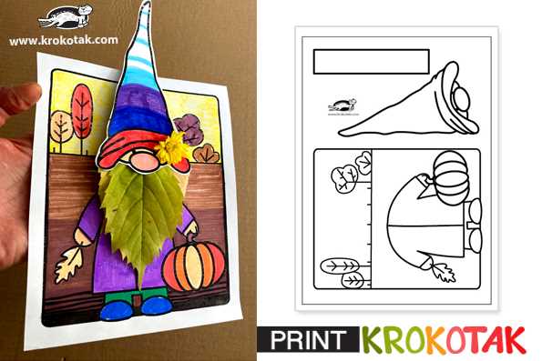 printable fall craft templates