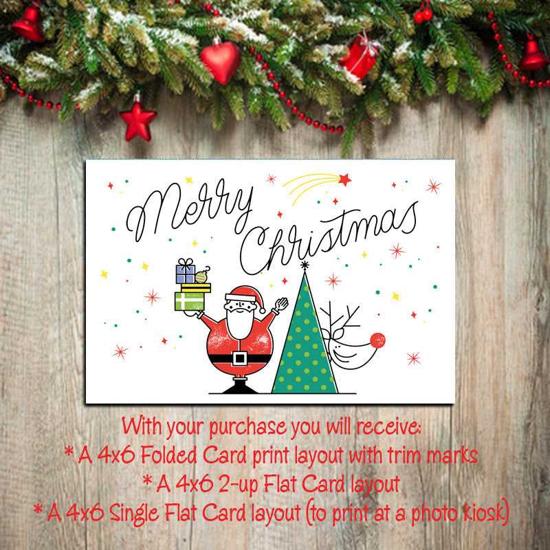 printable foldable christmas cards
