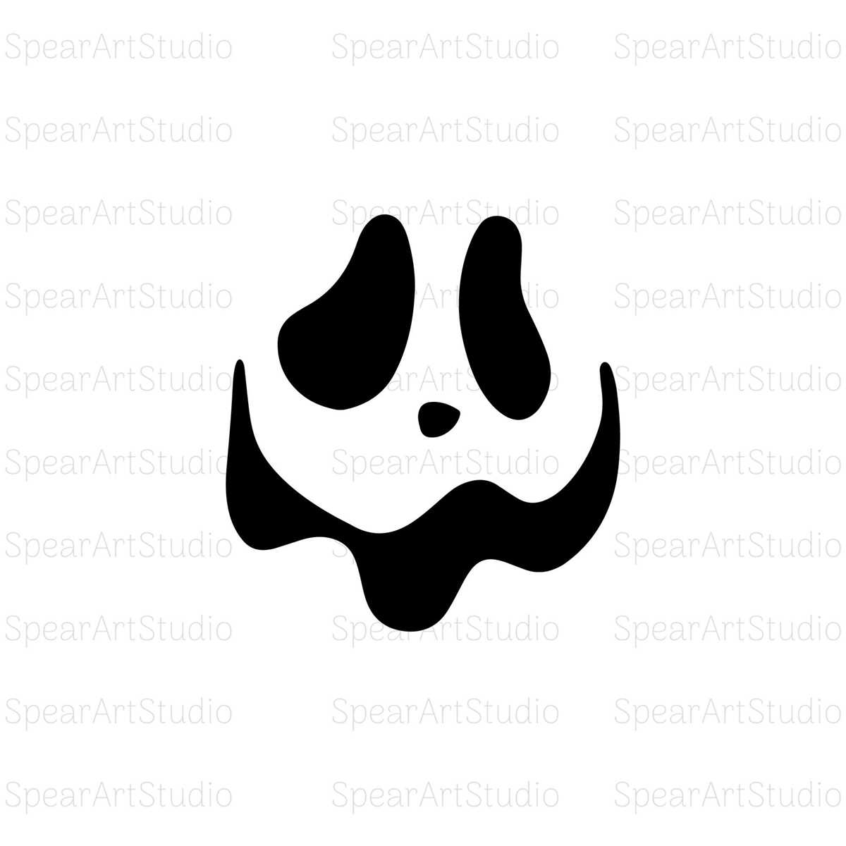 printable ghost face printable ghost face