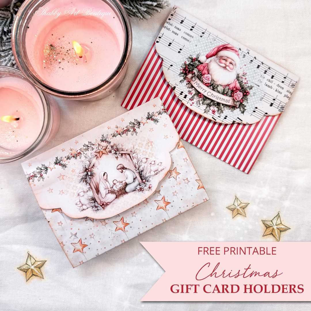 printable gift card holder