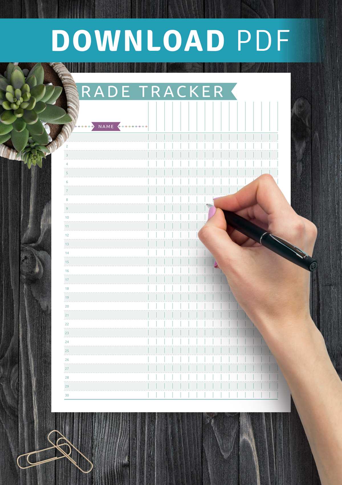 printable grade book